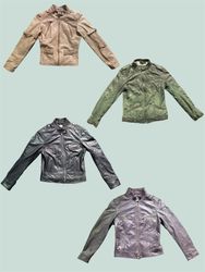 Veste en cuir jolie Y2K (TS : 1068)