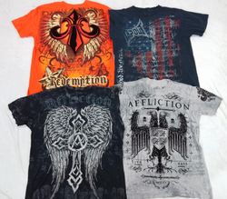 CR5301 ヴィンテージ レトロ ゴシック スカル Tシャツ