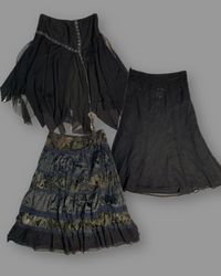 Blacks is all we need! Y2k Skirts TT-05