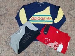 CR5306 Sweatshirts en patchwork vintage upcyclé
