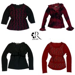 Y2K Romantic Vibe Full Sleeve Tops(Rw-848)