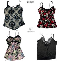 Y2K Color full cami tops (RE-2122)