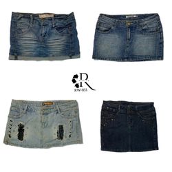 Gonne mini in denim Y2K (Rw-851)