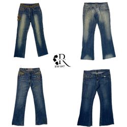 Jeans Fesenim Flare Y2K (RW-847)