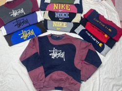 Stussy rework style sweatshirts