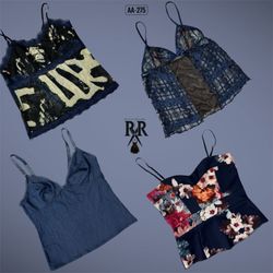 Y2K Blue Hour Vibe Cami Tops (AA-275)