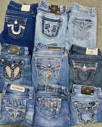 Miss Me True Religion Rock Revival jeans