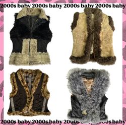 Y2k bratz core furr gilets-072