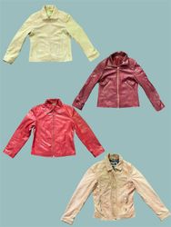 Retro 90s-00s Leather Jackets(TS:1073)