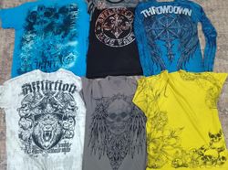 CR5312 Grunge Skull Vintage T-Shirt