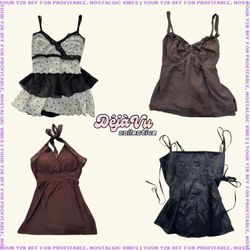 Y2K One Tree Hill Inspired Cami Tops (DVC#91)