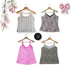 Animal Print+ mix camisoles