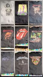 True Vintage 80s–90s Band Tee Lot
