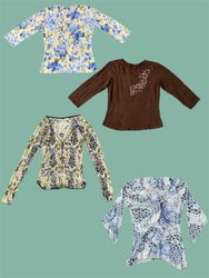 Y2K Fashion Revival: Floral Tops & Embellished Tee..