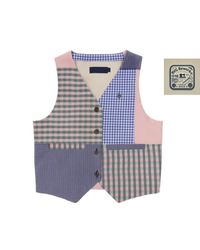 Upcycled RL Patchwork Vest