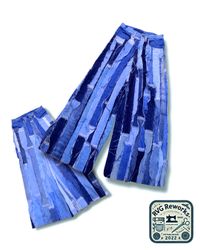 Upcycled Stripped Savvy Pants