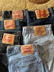 Levis jeans 501 & 505