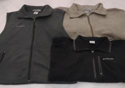 CRZ0024 Vintage Retro Columbia Zip-Up Fleece