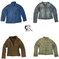 Y2K IT Girl Denim Jacket (RW-876)