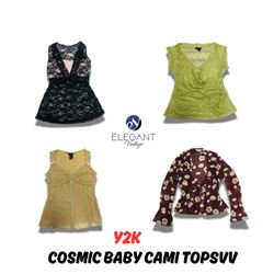 Y2K Cosmic Baby Cami Tops - EV1036