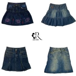 Y2K IT Girl Denim Mini skirts (RW-882)