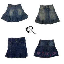 Y2K IT Girl Denim Mini skirts (RW-1118)