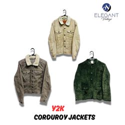 Jaquetas de Cotelê Y2K - EV1042
