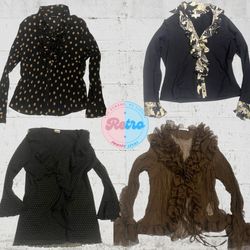 Y2K Rüschenshirt Kollektion – Retro Glam Vibes