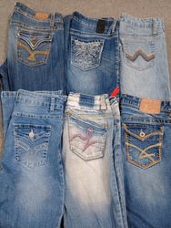 HD1181 Jeans svasati a vita bassa Y2K per donne
