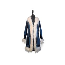 Upcycled Patchwork Afghan Coat