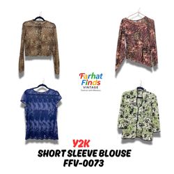 Y2K SHORT SLEEVE BLOUSE - FFV 0073