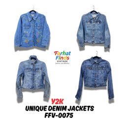 Y2K UNIQUE DENIM JACKETS - FFV 0075