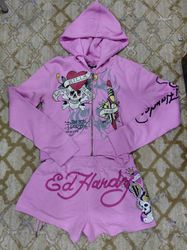 Conjuntos de chándal Ed Hardy para ladies con shor..