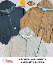 Moletões Carhartt e Dickies