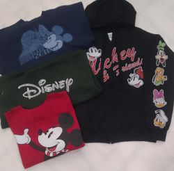 CRZ0054 Sweat à capuche et pull vintage Mickey Mou..