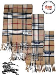 T1754 バーバリー ベージュ スカーフ 🧣
