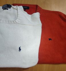 suéter Ralph Lauren & Burberry