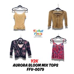 Y2K AURORA BLOOM MIX TOPS -FFV 0079
