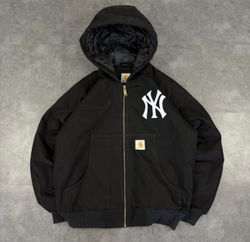 Chaquetas negras de estilo rework Carhartt X Yanke..