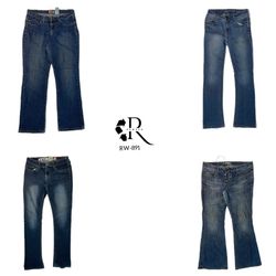 Jeans in denim a campana Y2K (Rw-891)