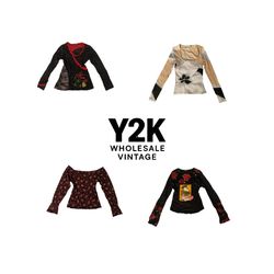 Y2K European Mesh Long Sleeve Tops with Morgan (YW..