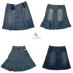 Faldas de mezclilla IT girl Y2K (RE2186)