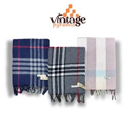 Écharpes Burberry VPX156 100% cachemire authentiqu..