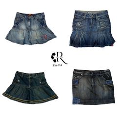 Y2K Britney Era Denim Mini Skirts (RW-914)