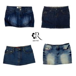 Y2K IT Girl Denim Mini skirts (RW-910)