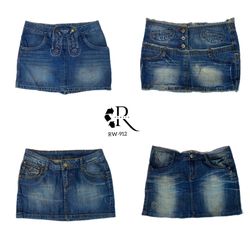 Y2K IT Girl Denim Mini Skirts (RW-912)