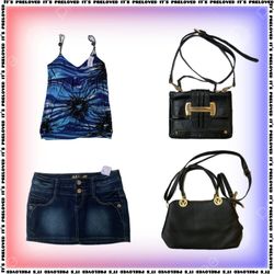 Y2K Street Style- Tops, Skirts, Bags Mix (SS-1380)