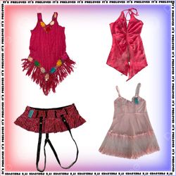 Barbie World Wardrobe - tops, dresses, skirts SRK ..