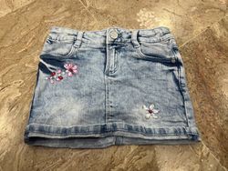 Denim kids mini skirt