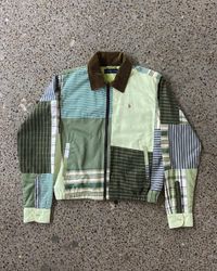Upcycled RL Patchwork Harrington Jacket